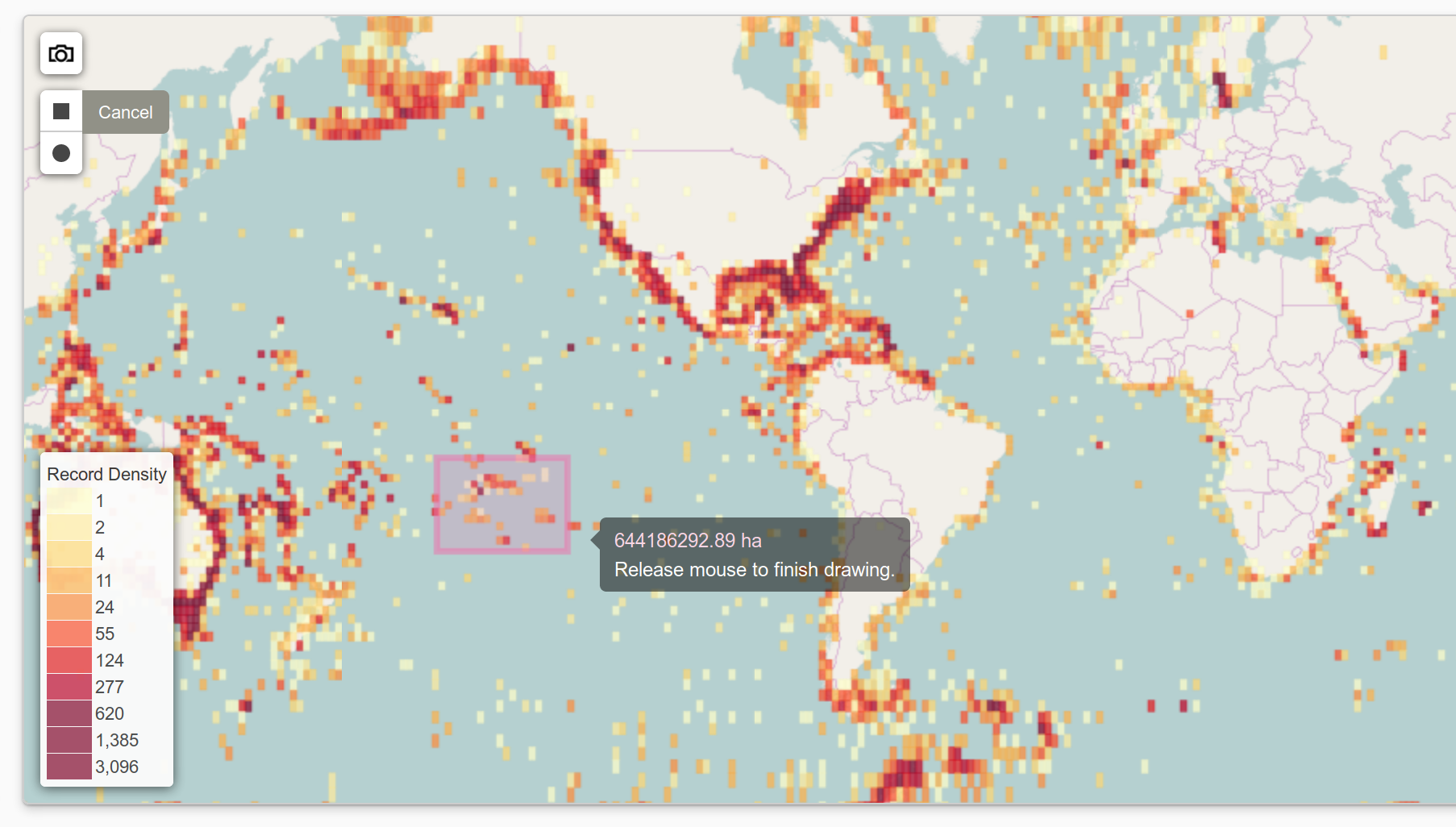 idigbio draw search area